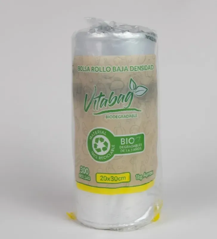 Rollo Bolsa Plástica Transparente Eco 20x30cm Anguiplast 300 Pzas