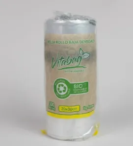 Rollo Bolsa Plástica Transparente Eco 20x30cm Anguiplast 300 Pzas