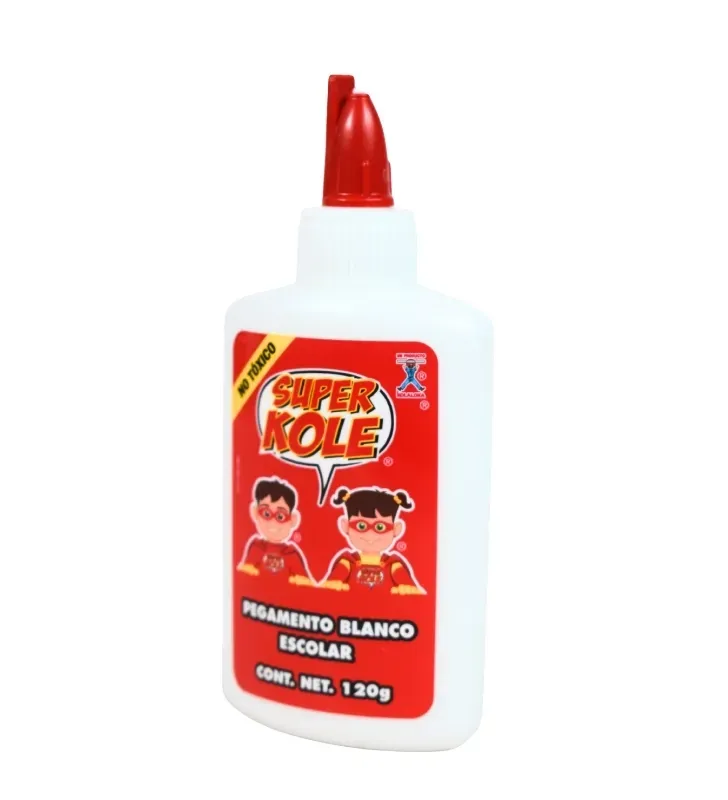 Pegamento Blanco Líquido Super Kole 120g Kola Loka – SKPB-120