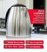 Tetera Eléctrica de Acero Inoxidable 2L RCA – RC-180GB01