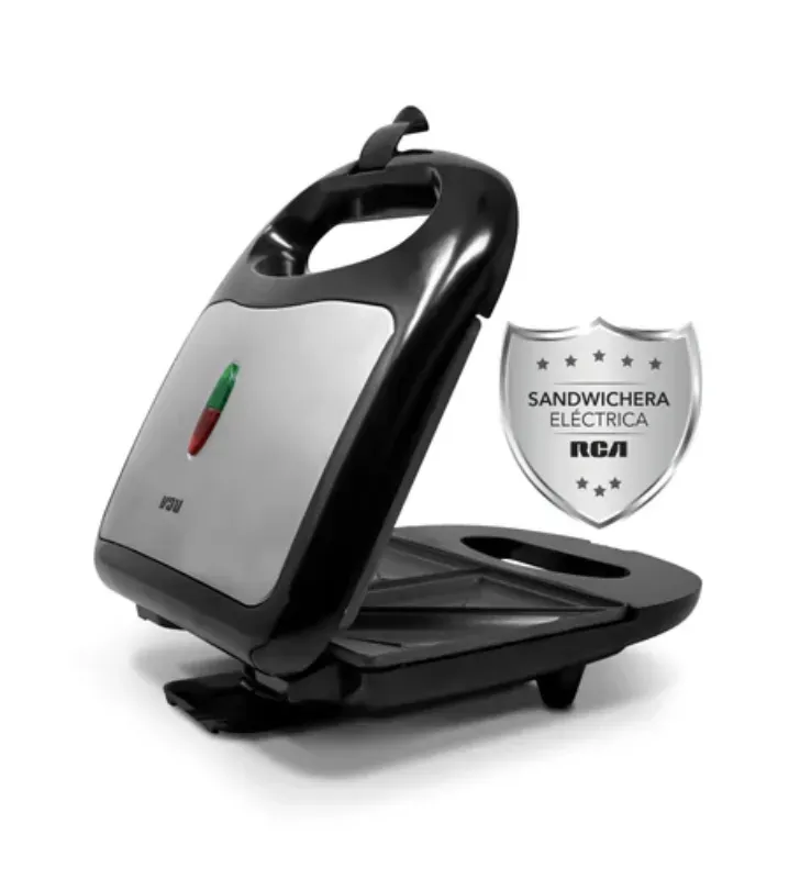 Sandwichera Eléctrica Antiadherente RCA 2 Cavidades – RC-SW1