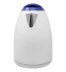 Tetera Eléctrica Blanca RCA con Base Desmontable – RC-180W