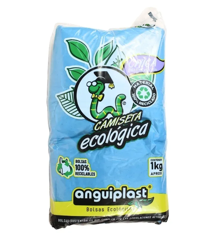 Bolsa Plástica Camiseta Eco Chica 26x42cm Anguiplast – PT003011