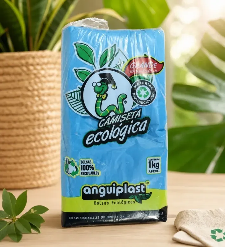 Bolsa Plástica Camiseta Eco Grande Anguiplast – PT003013
