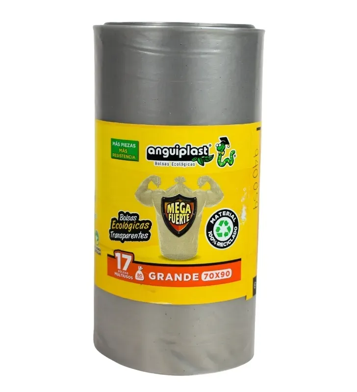 Bolsa para Basura Transparente 70x90cm Anguiplast Rollo – PT026028