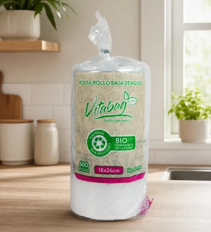 Rollo Bolsa Plástica Transparente Eco 18x26cm Anguiplast 400 Pzas