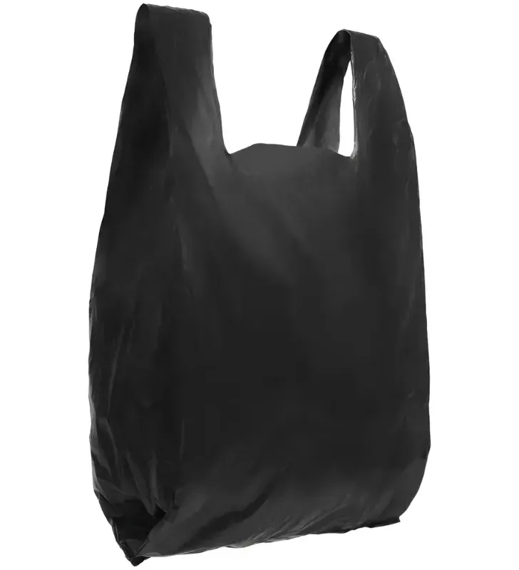 Bolsa Plástica Camiseta Eco Negra Grande Anguiplast – PT005005