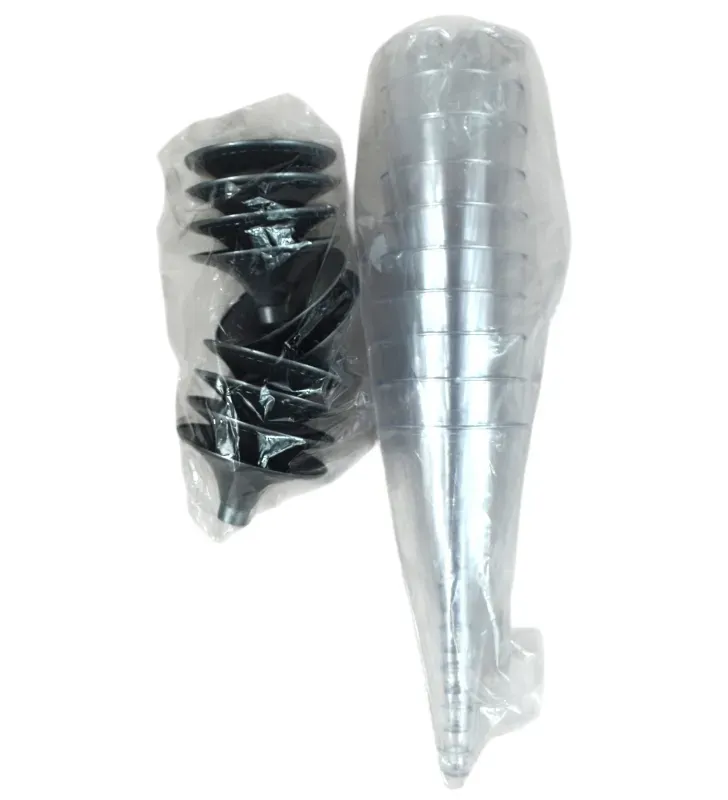 Juego de Copas Plásticas Celebración Plastiapan 10 Pzas Gris