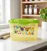 Recipiente Plástico Cuadrado Milán 2L Plastiapan Broche