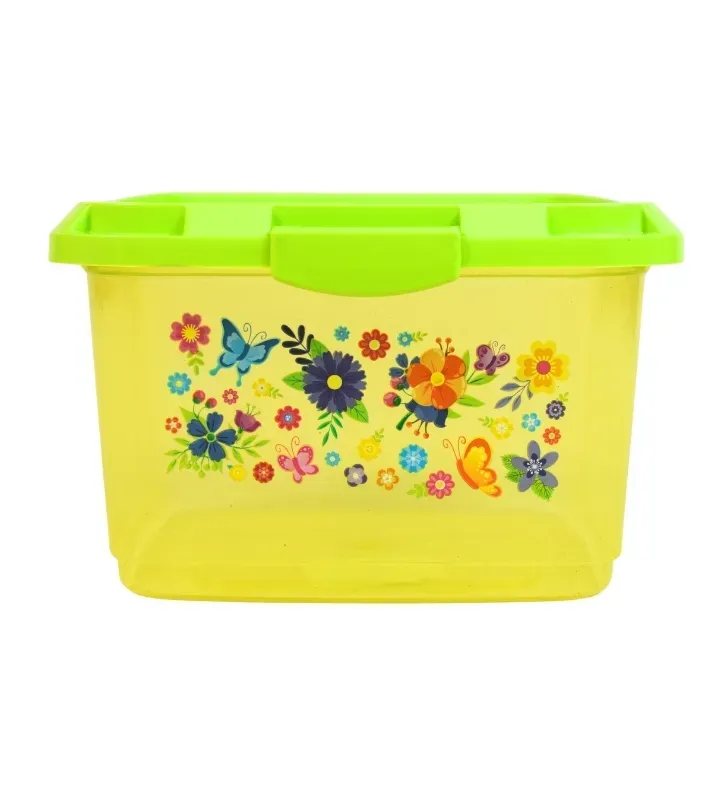 Recipiente Plástico Cuadrado Milán 2L Plastiapan Broche