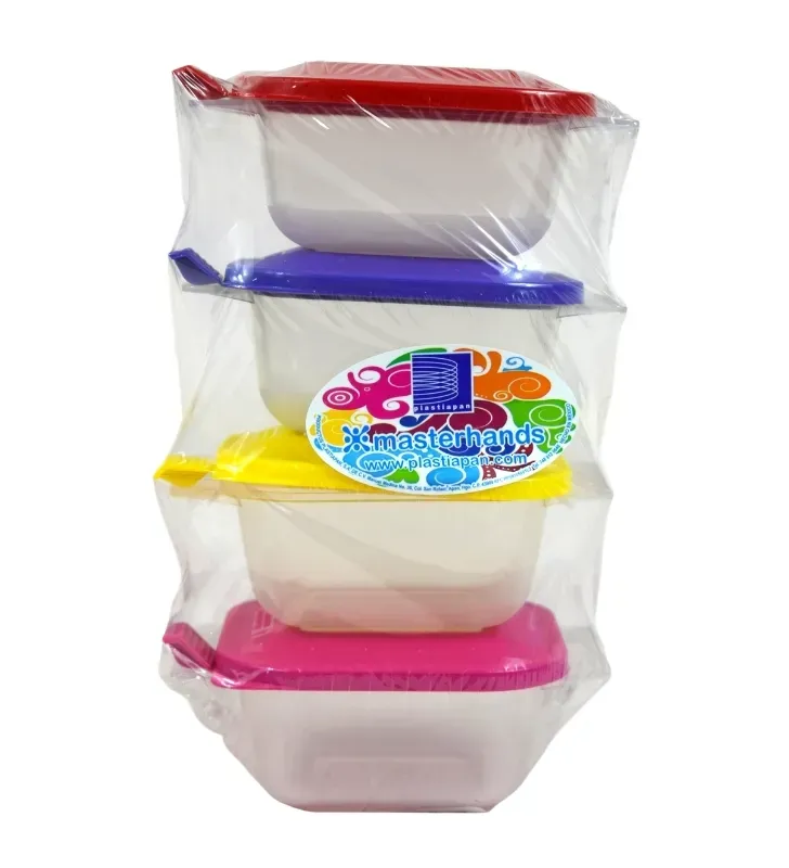 Recipiente Plástico Danny Chico B4 235ml Plastiapan 4 Pzas