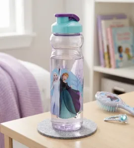 Botella Ondas Frozen Transparente 850ml Andromeda – 01598