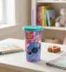 Vaso Glitter con Popote Disney Stitch Andromeda – 80982-1