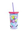 Vaso Glitter Infantil con Popote Unicornio Andromeda – 80999
