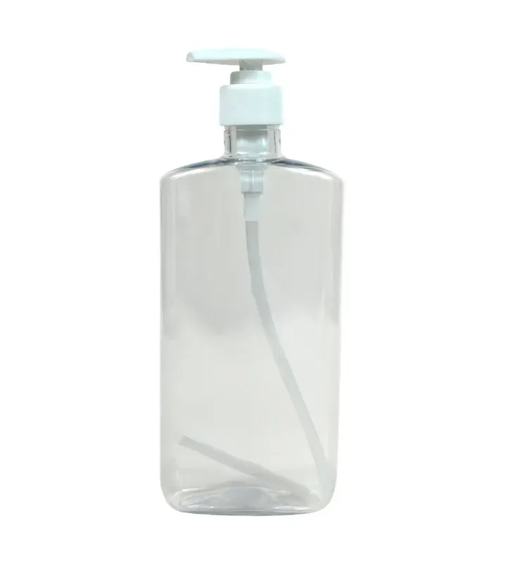 Botella Cuadrada Plástica PET 500ml Tapa Silla de Montar Cajaplax