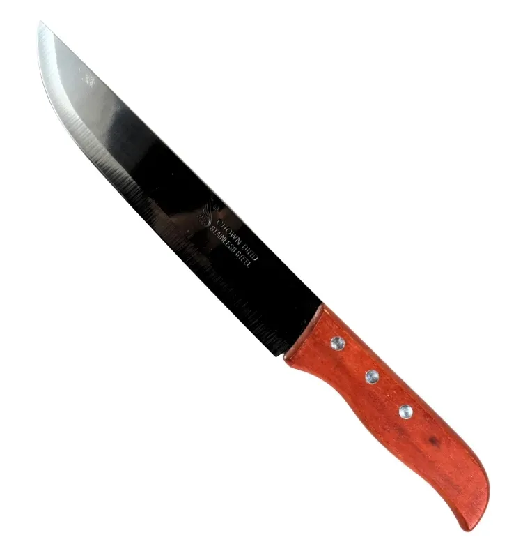 Cuchillo de Cocina Acero Inoxidable Mango Madera Dekora – G5401