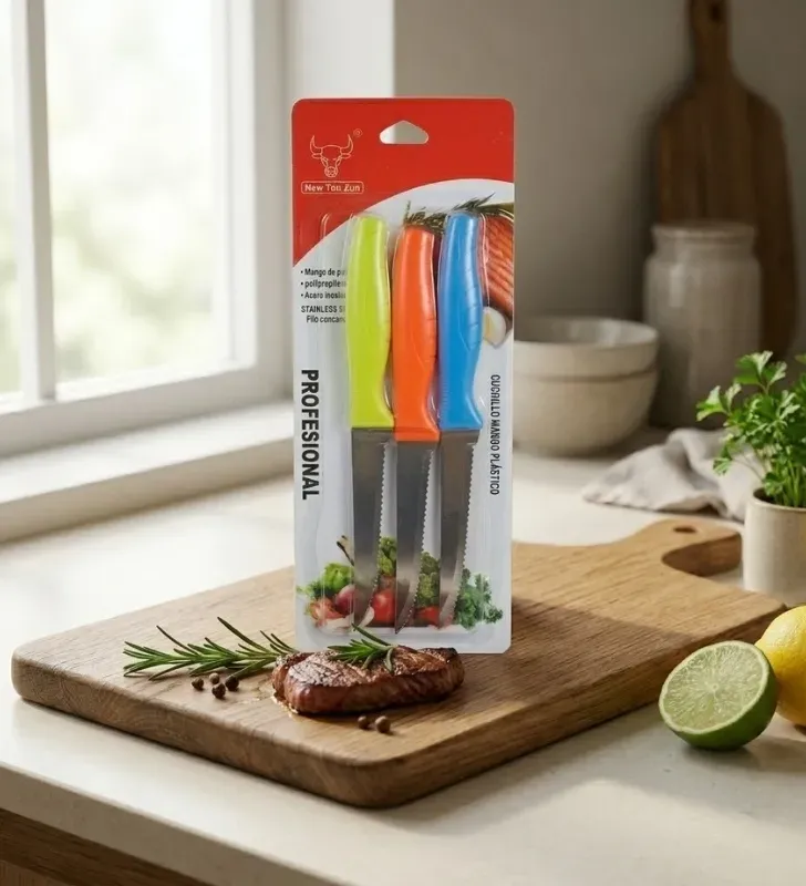 Set de Cuchillos de Cocina Sierra 3 Pzas Dekora – G5425