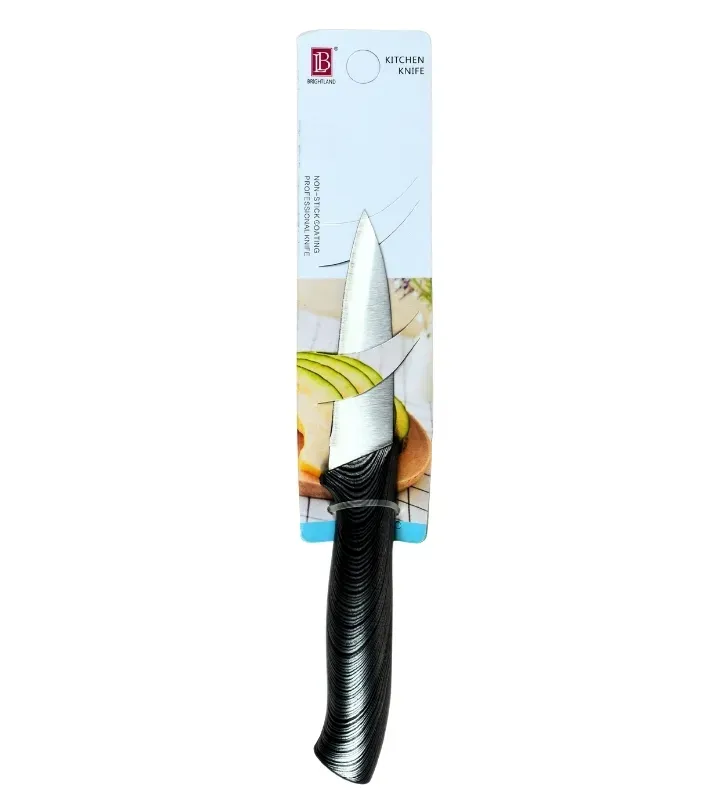 Cuchillo de Cocina Acero Inoxidable Mango Negro Dekora – G5395