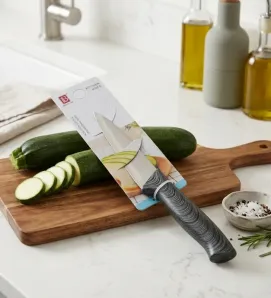 Cuchillo de Cocina Acero Inoxidable Mango Negro Dekora – G5395