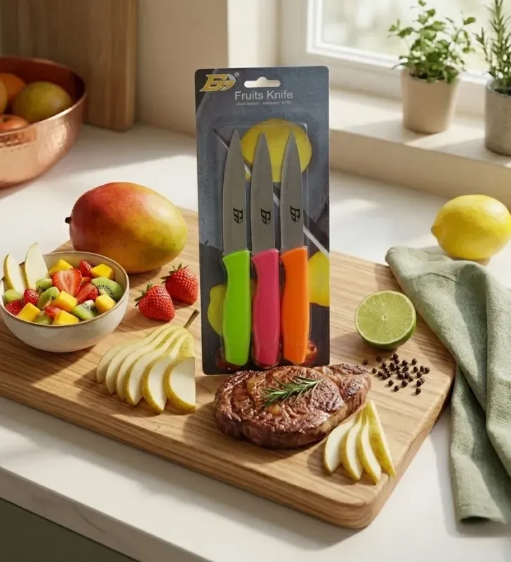 Set de Cuchillos de Cocina Plástico 6 Pzas Dekora – G5413