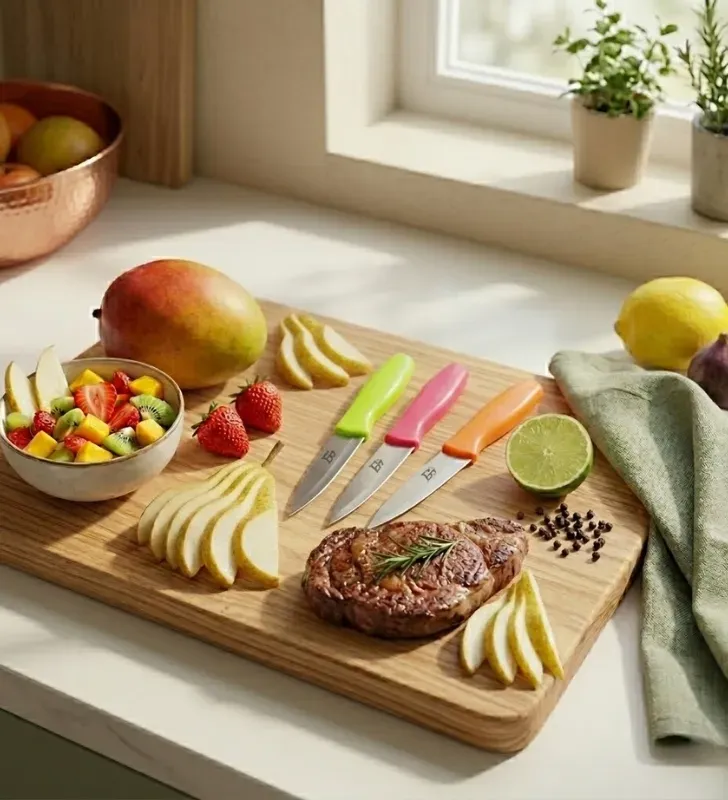 Set de Cuchillos de Cocina Plástico 6 Pzas Dekora – G5413