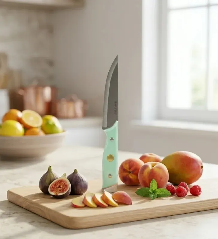 Cuchillo de Cocina Acero Inoxidable 5" Colores Dekora – G5396
