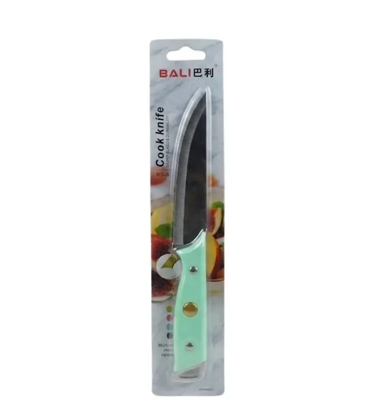 Cuchillo de Cocina Acero Inoxidable 5" Colores Dekora – G5396