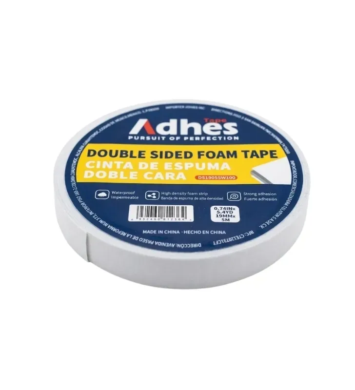 Cinta Espuma Doble Cara Impermeable 19mm x 5m Adhes