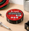 Cinta Eléctrica Aislante Negra PVC 19mm x 18m Adhes