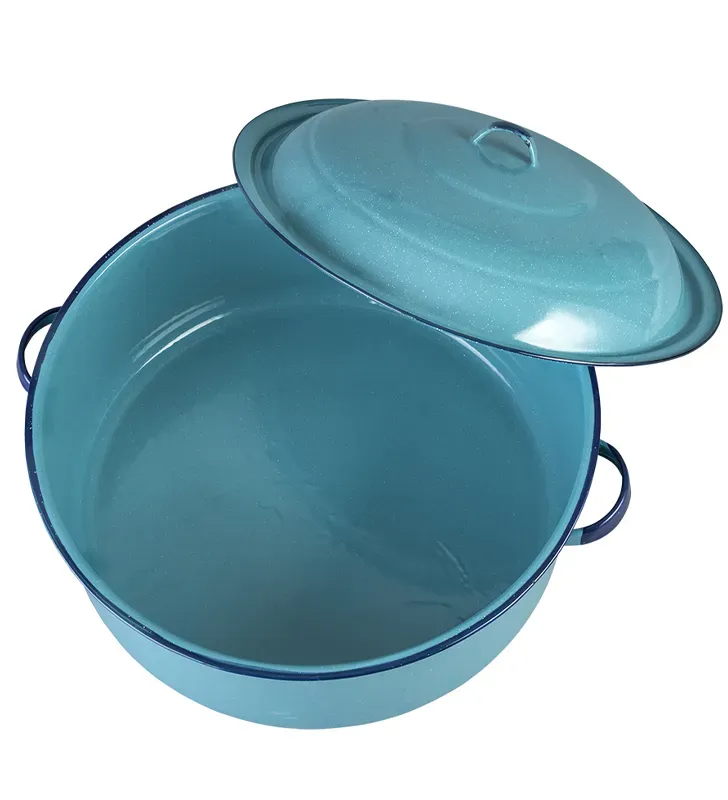 Budinera peltre Cinsa No. 42 con tapa – 42 cm / 22.5 L