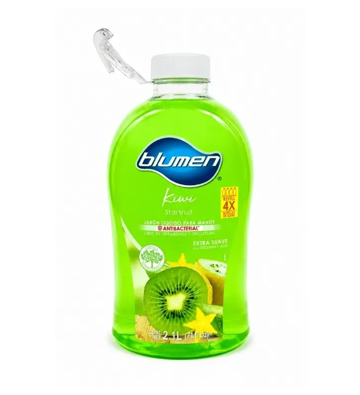 Jabón Líquido Antibacterial Kiwi 2100ml Blumen – Botella Gota
