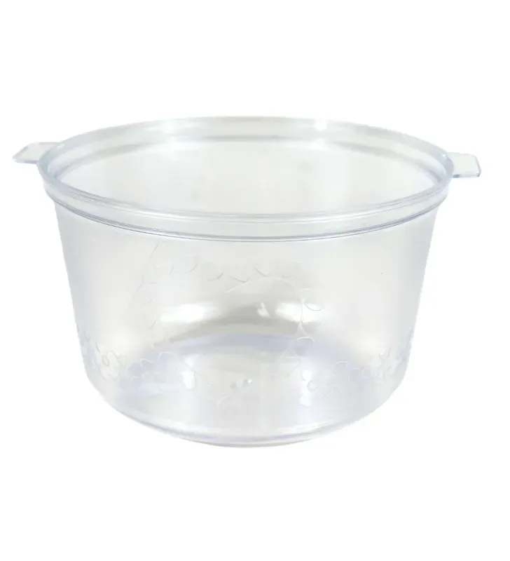 Hielera Plástica Transparente Guirnalda Cristal Abastecedora Mercantil