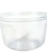 Hielera Plástica Transparente Guirnalda Cristal Abastecedora Mercantil