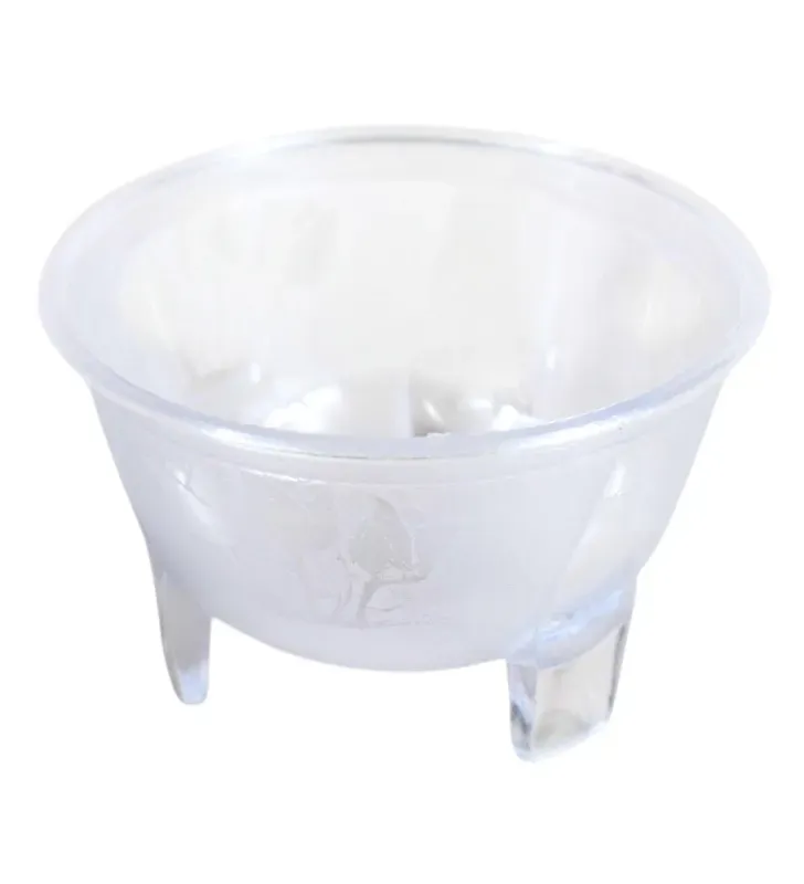 Mini Molcajete Plástico Transparente Cristal Abastecedora Mercantil
