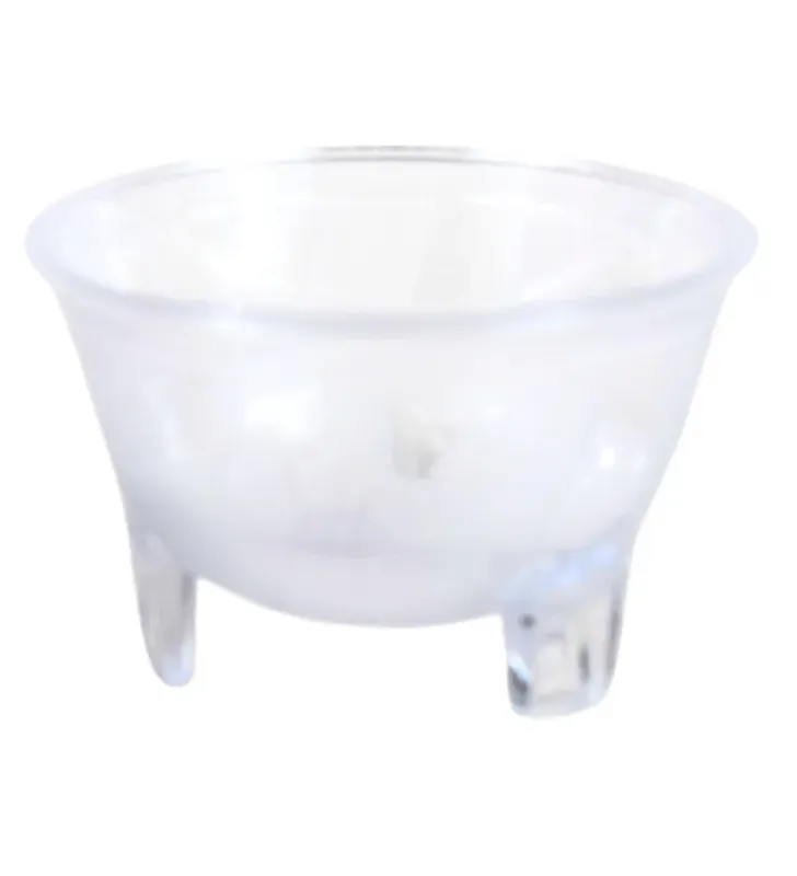 Mini Molcajete Plástico Transparente Cristal Abastecedora Mercantil