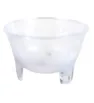 Mini Molcajete Plástico Transparente Cristal Abastecedora Mercantil