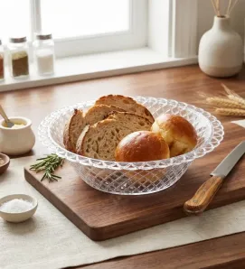 Panera Plástica Transparente Tejida Tulipán – Abastecedora Mercantil