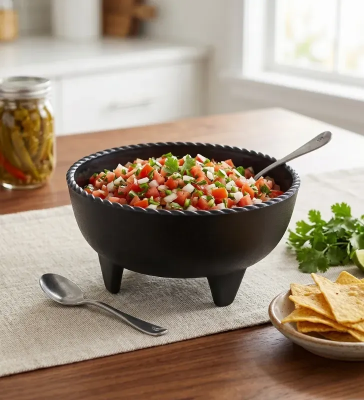 Molcajete Salsero Plástico Negro Mediano – Abastecedora Mercantil