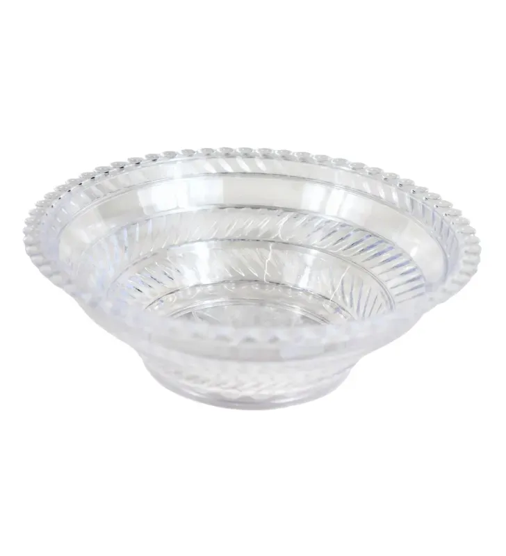 Salsera Plástica Transparente Cristal Tulipán – Abastecedora Mercantil