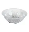 Salsera Plástica Transparente Cristal Rosas – Abastecedora Mercantil