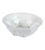 Salsera Plástica Transparente Cristal Rosas – Abastecedora Mercantil