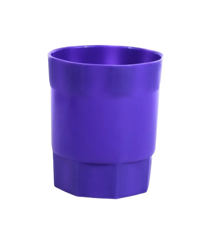 Vaso de Plástico Octagonal de Colores – Abastecedora Mercantil