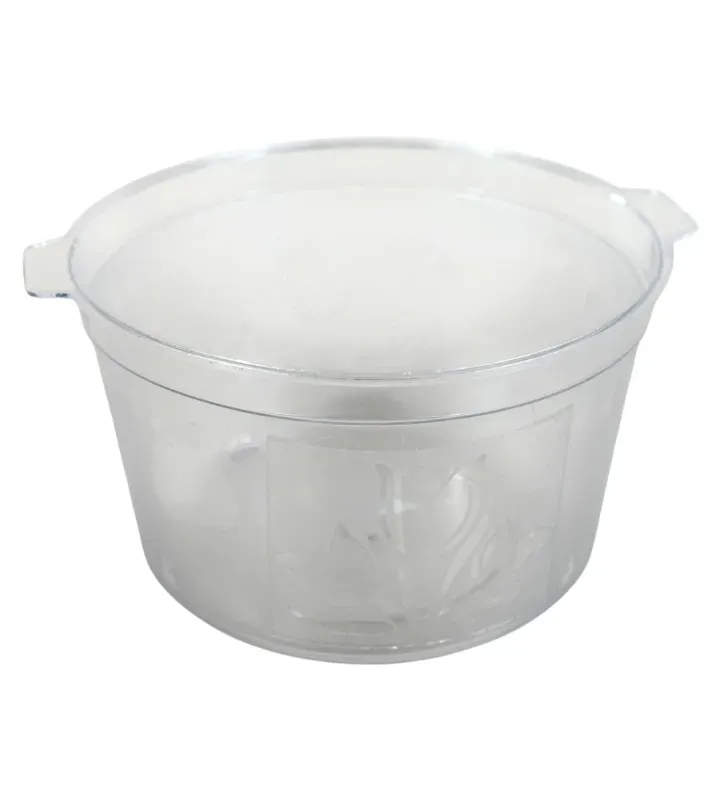 Hielera Plástica Transparente Tulipán Cristal – Abastecedora Mercantil