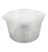 Hielera Plástica Transparente Tulipán Cristal – Abastecedora Mercantil