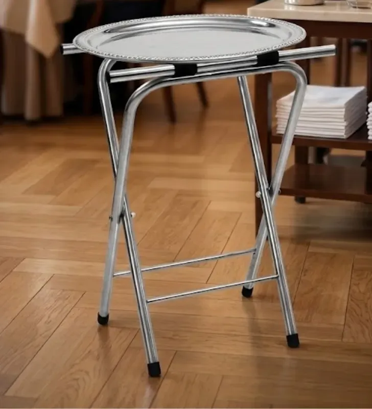 Soporte de Tijera Cromado para Charolas 52cm – Travessa