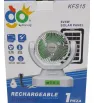 Ventilador Recargable Solar de 6" KFS15 – Konnig