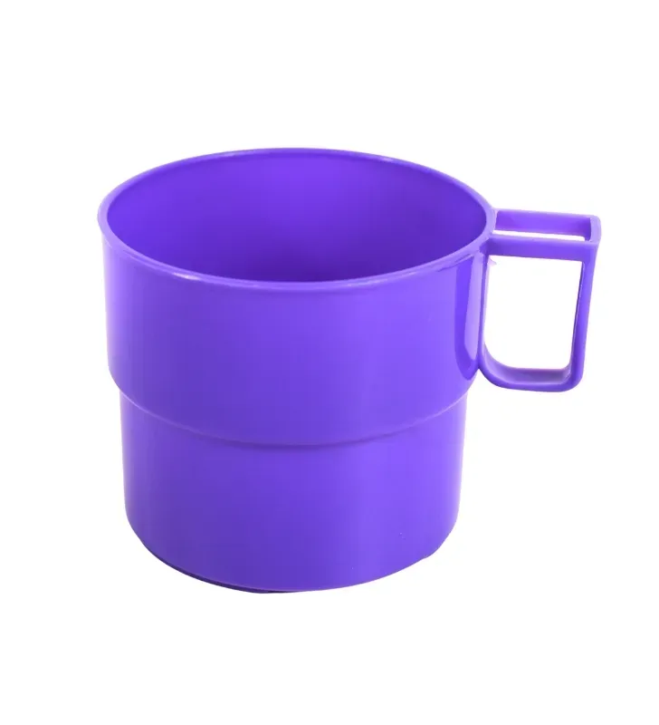 Taza de Plástico Apilable de Colores – Abastecedora Mercantil