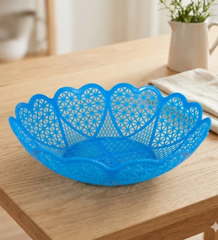 Canasta Plástica de Mesa Corazones – Abastecedora Mercantil