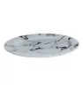 Plato Ovalado de Melamina 12" Mármol – Travessa 103-018-002