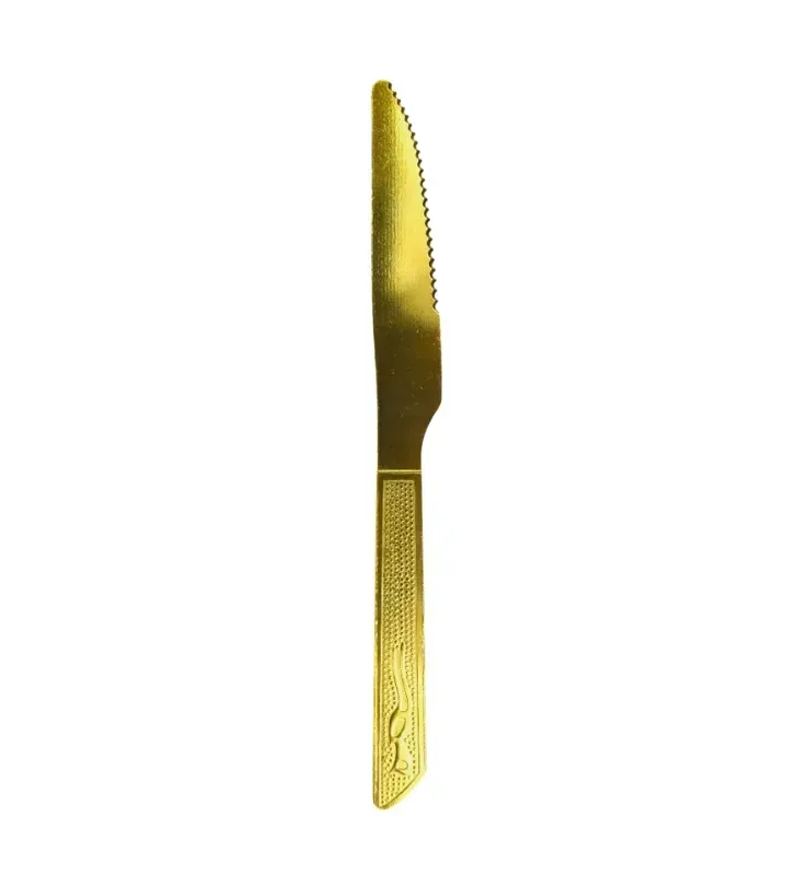 Cuchillo de Mesa Dorado Alcatraz Aura – Ranieri 97171